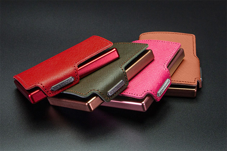 colori diversi dei mini portafogli