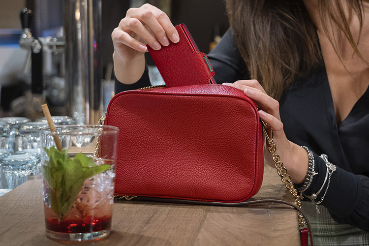 Mini-Portemonnaie für Damen