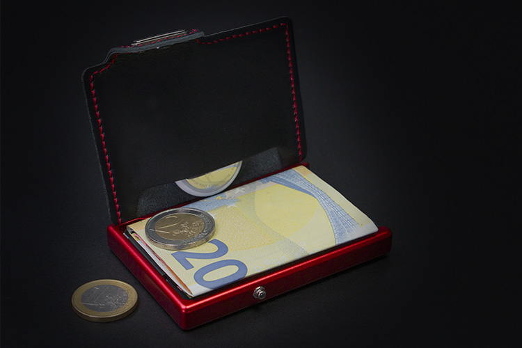 Mini wallet mit Münzfach